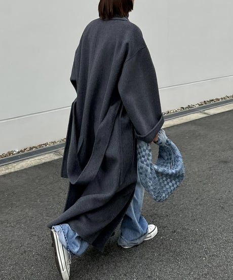 wool gown coat