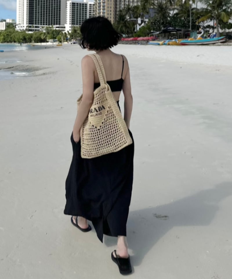 gingham check long skirt | ok.soon
