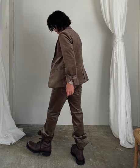 ok.soon×piccadilly velours jacket(brown)
