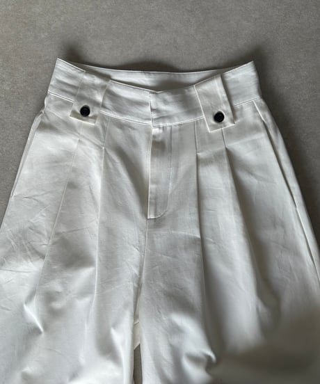 wide white pants
