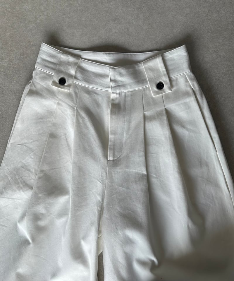 wide white pants | ok.soon