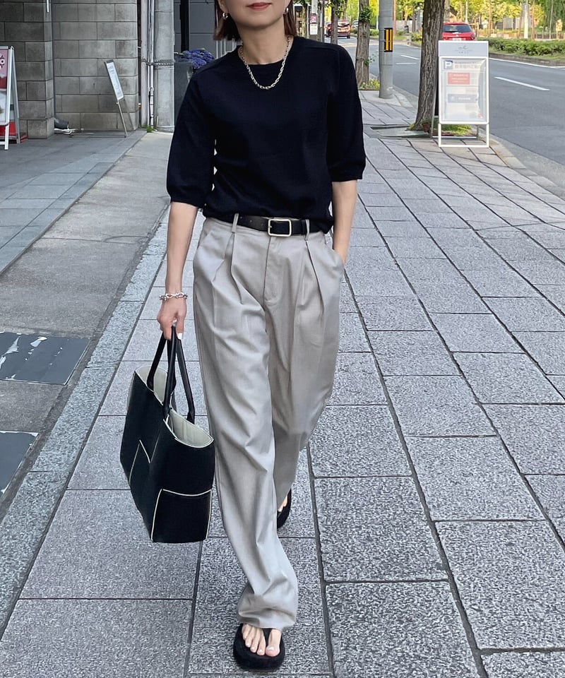 leather like belt (black) | ok.soon