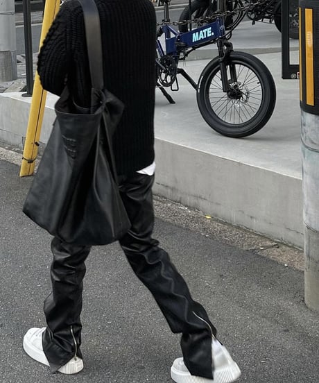 cable knit black