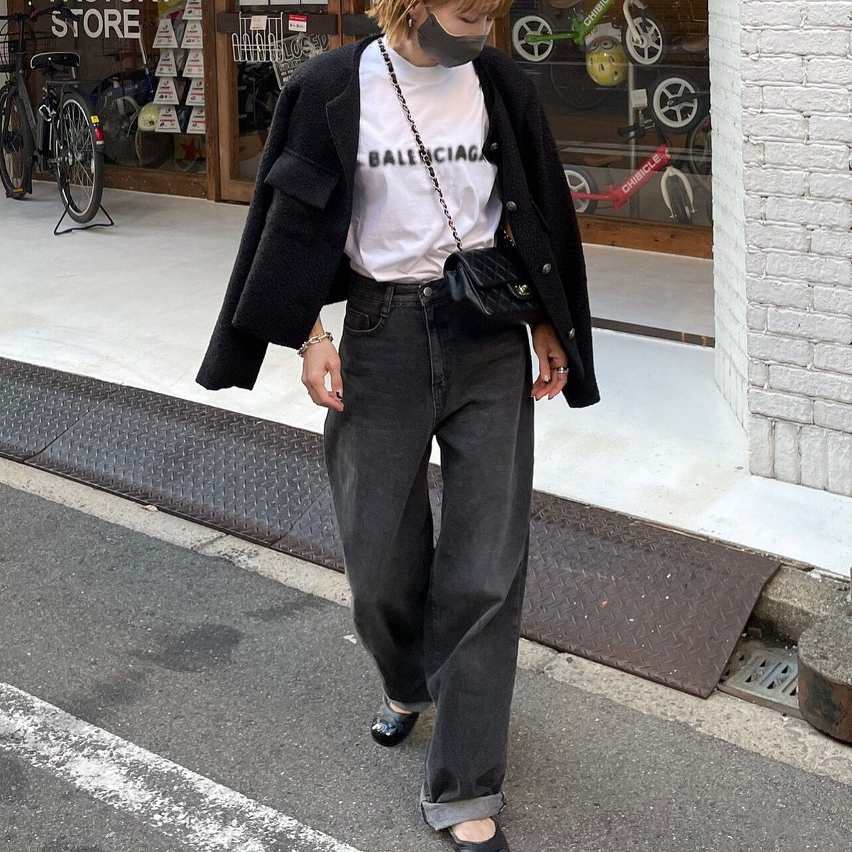 tweed jacket black | ok.soon tweed jacket black | ok.soon