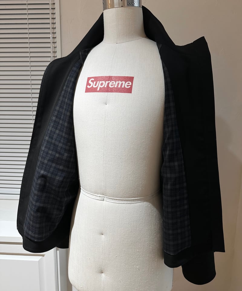 stand collar zip up blouson | ok.soon