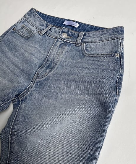 cotton slim pants denim