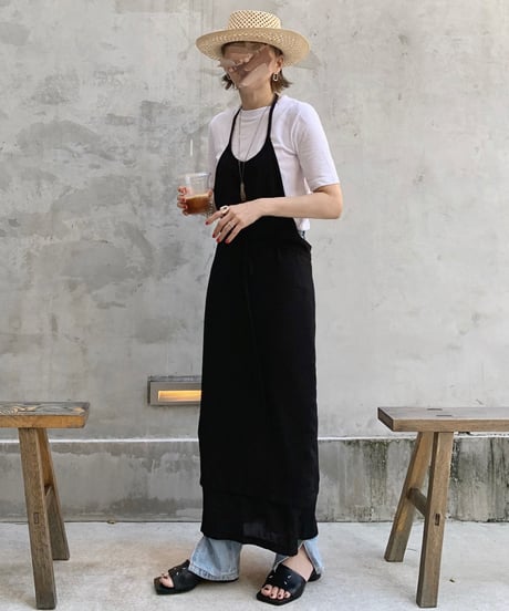 エプロンドレスblack