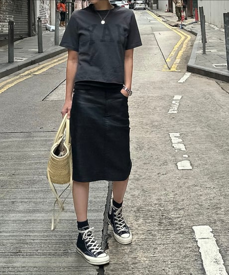 original logo t shirt black(sumikuro)
