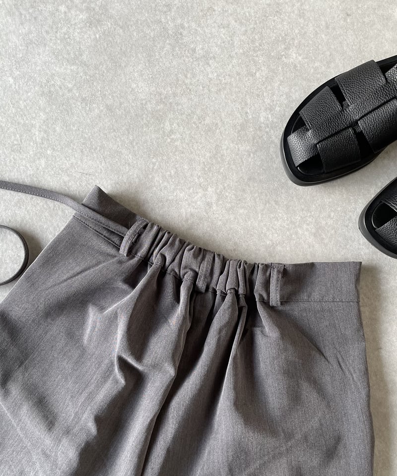 2タックストリングスラックスgray | ok.soon