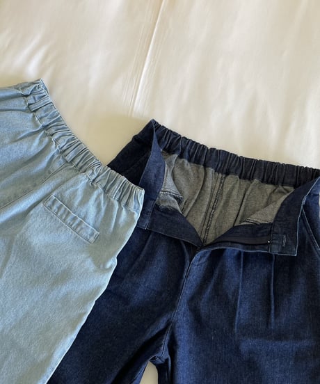 cropped denim set-up