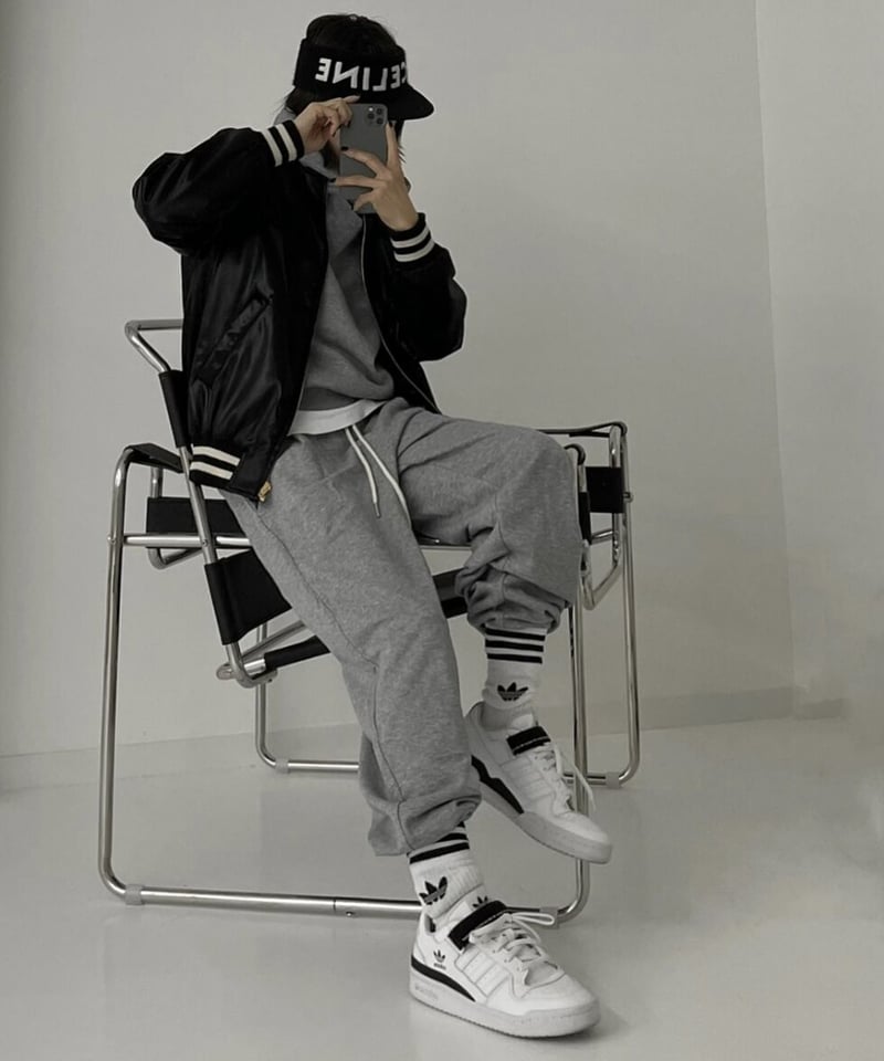 compact hoodie (black/gray) | ok.soon compact hoodie (black/gray) | ok.soon