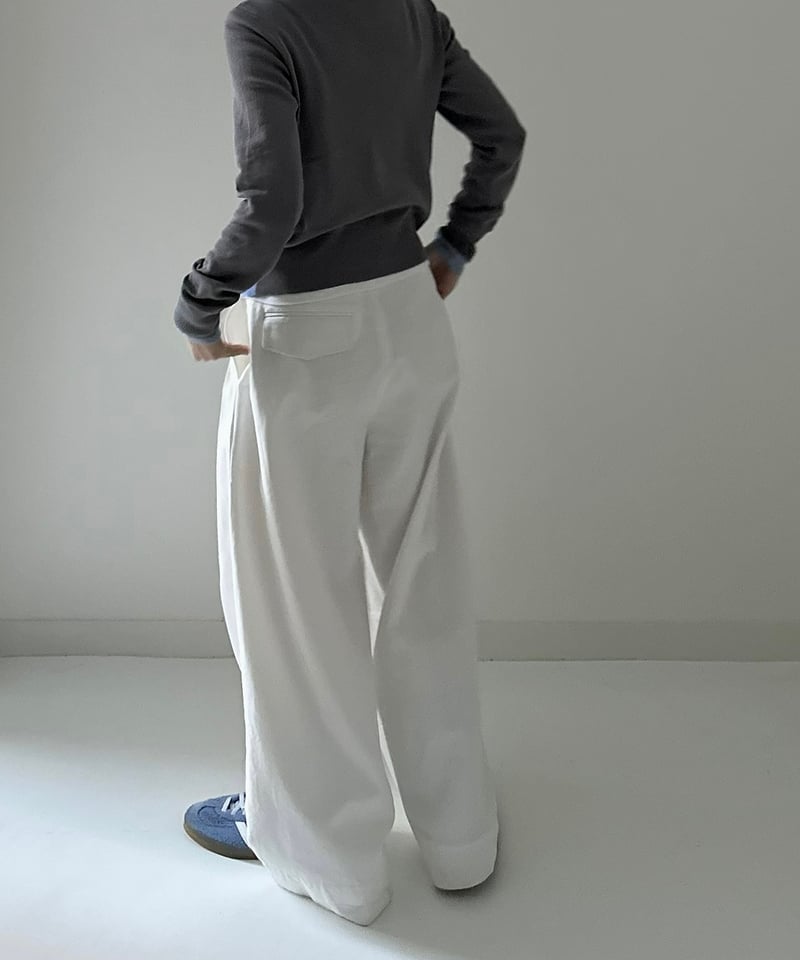 wide white pants | ok.soon wide white pants | ok.soon