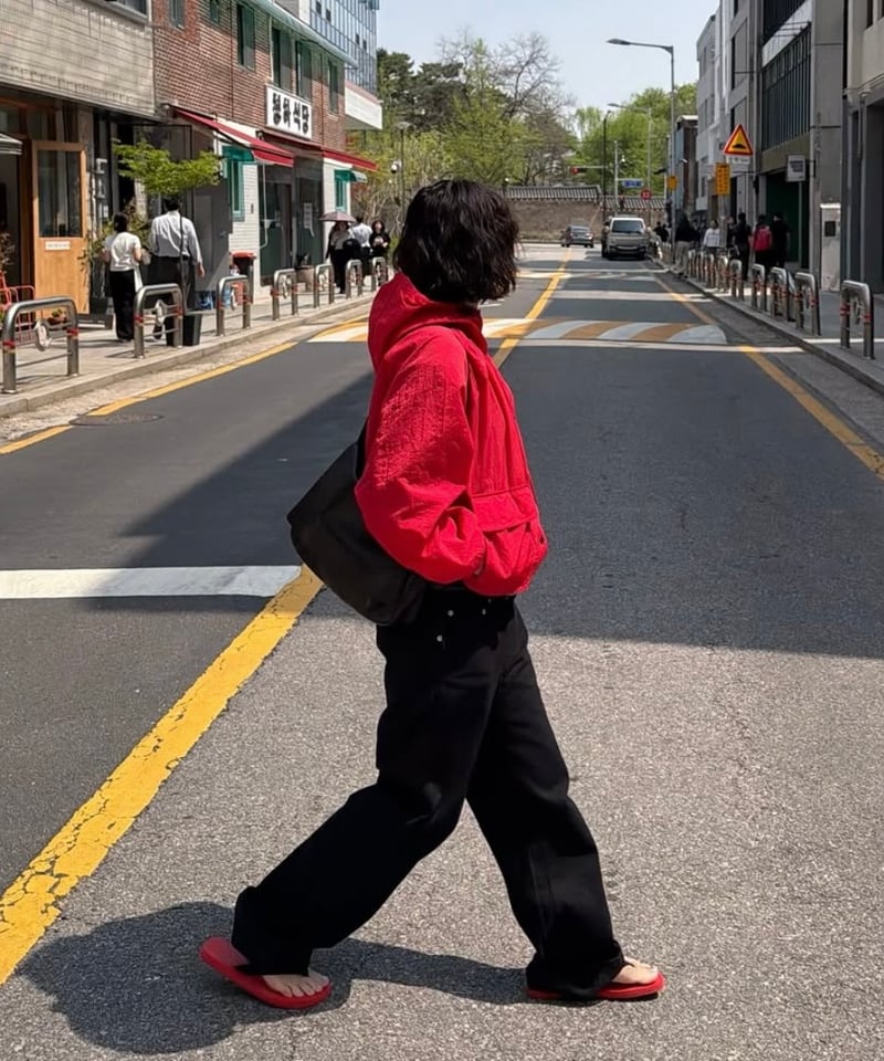black cotton pants | ok.soon