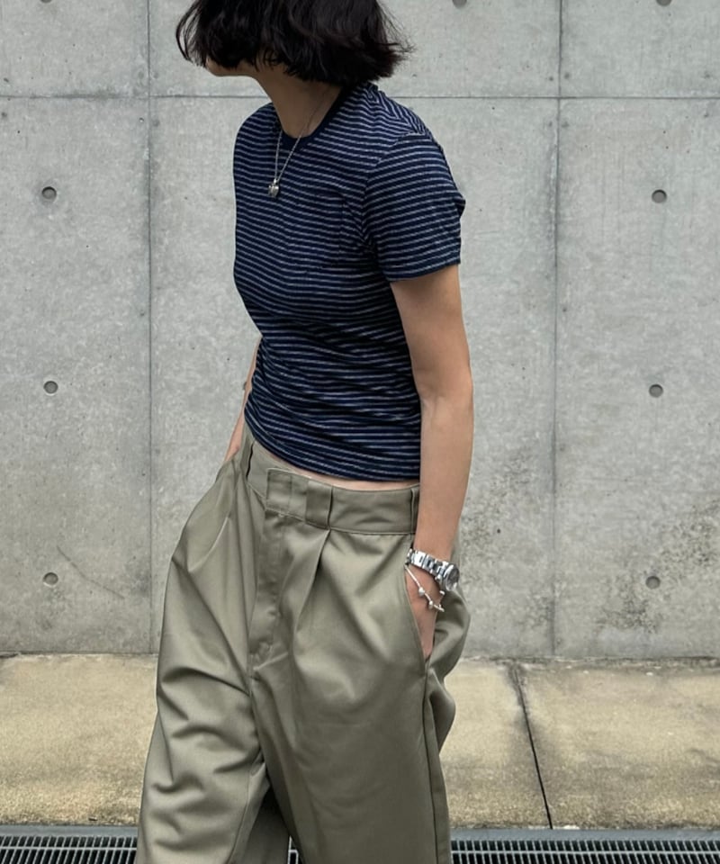 W stripe t shirt | ok.soon