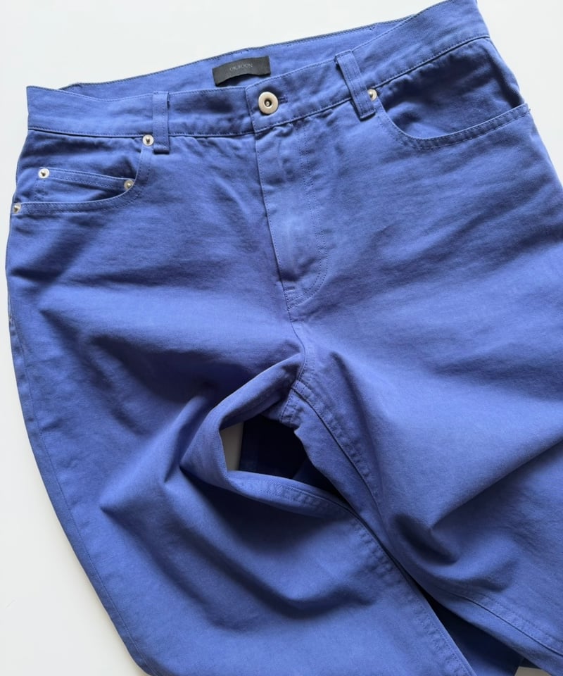 vintage blue cotton pants ⚠️初回と同じサイズになります | ok.