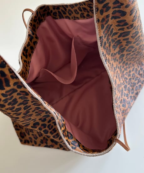 ［pre-order］leopard leather bag