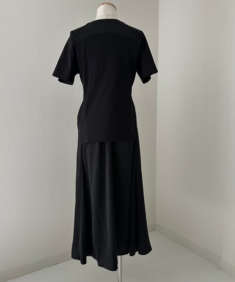 black maxi dress