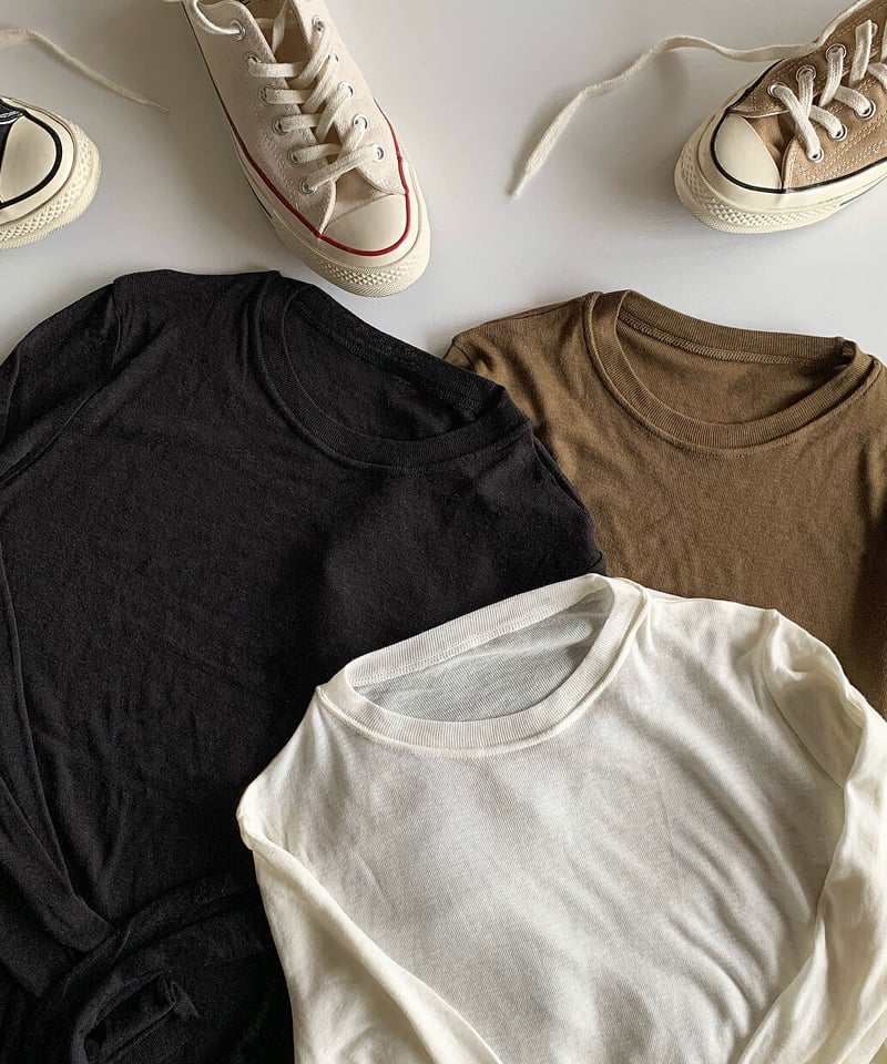 トップス SEE SEE WOOL SNAP SHIRTS SUPER 160's WASHABLE WOOL OXFORD ITALIAN OPEN COLLAR SHIRT