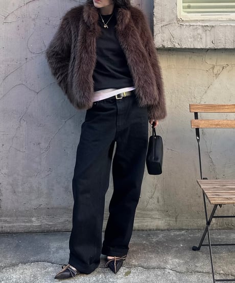 black cotton pants
