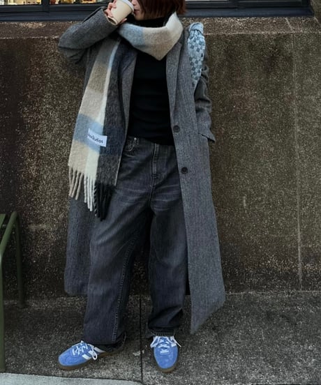 herringbone wool coat