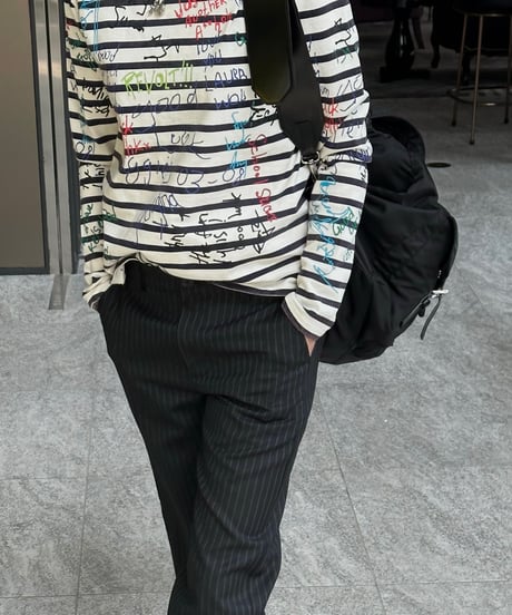 pinstripe slacks