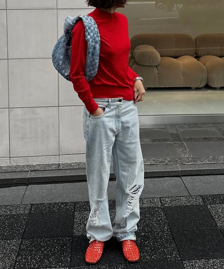 cashmere knit red