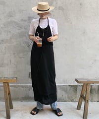 エプロンドレスblack