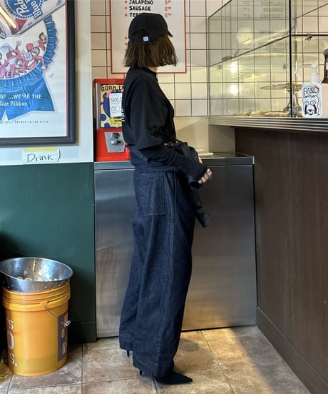 indigo denim all in one