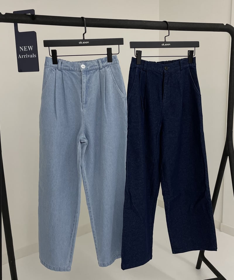 cropped denim set-up | ok.soon