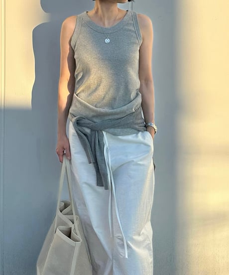 drawstring cotton pants white