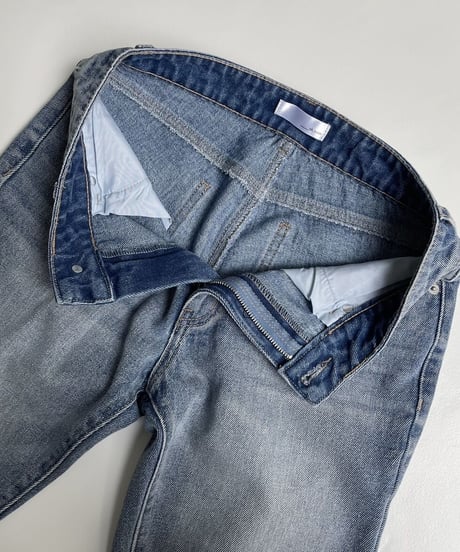 cotton slim pants denim