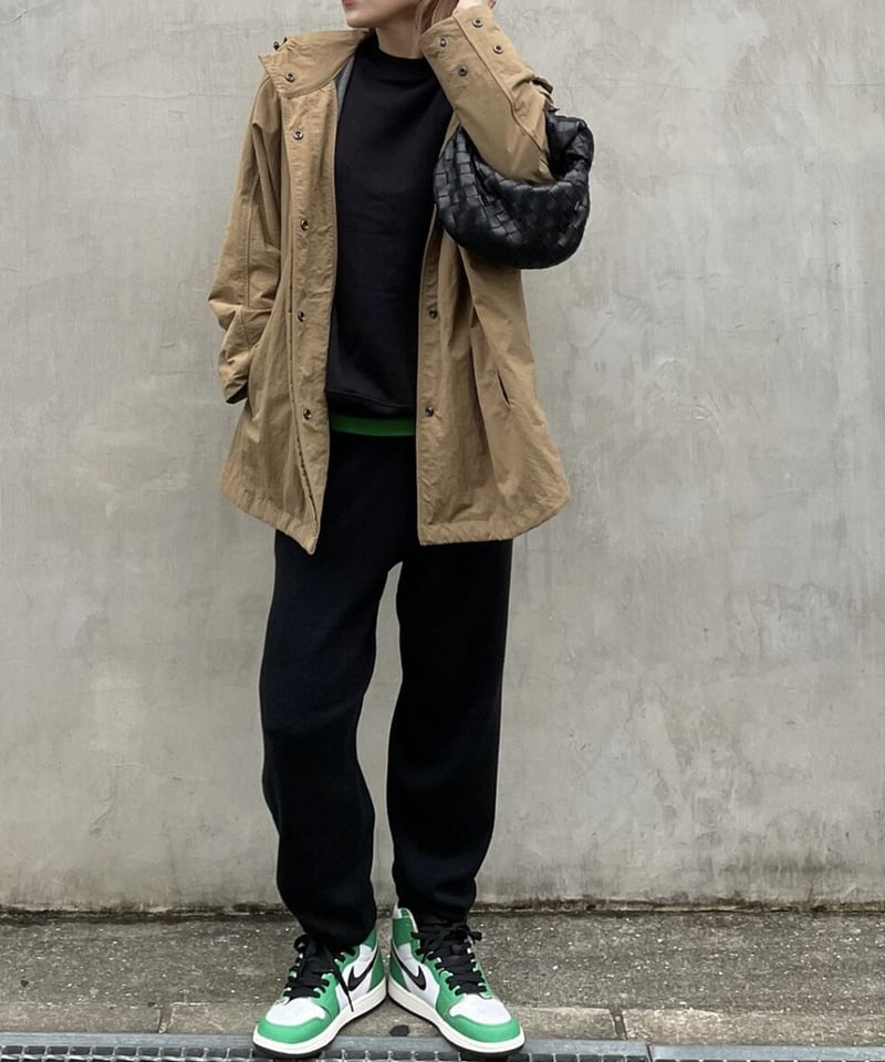 ok.soon hooded blouson オクスン フーデッドブルゾン hooded blouson(black/camel) | ok.soon