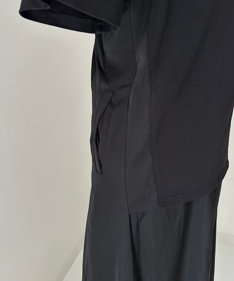 black maxi dress