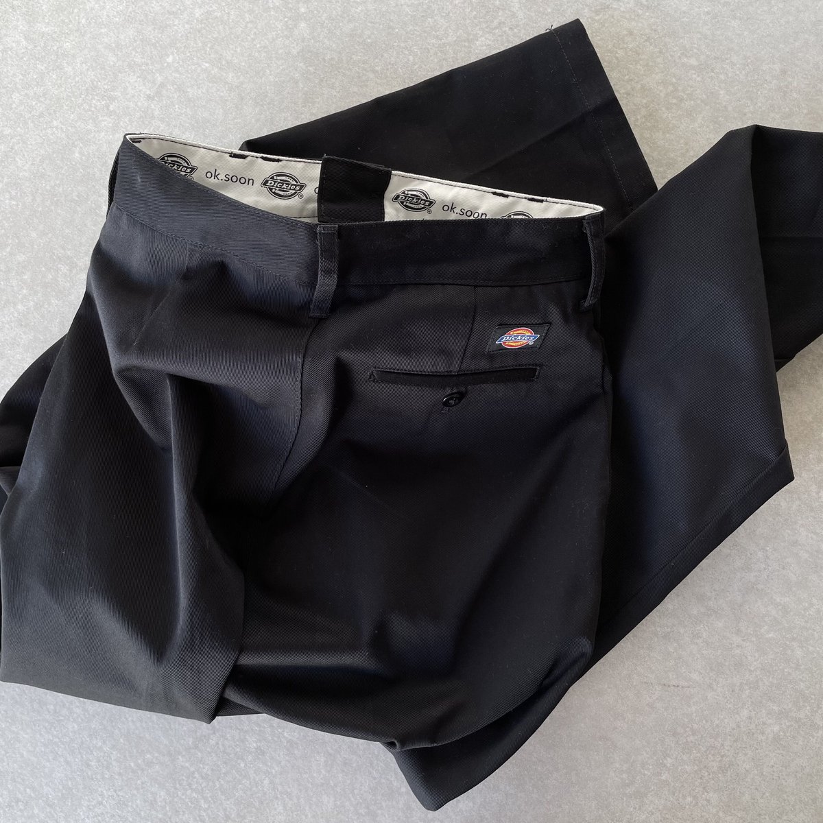 ok.soon×dickies 2tuck tapered chino 【M】 - パンツ ok.soon×dickies 2tuck tapered chino 【M】 - パンツ