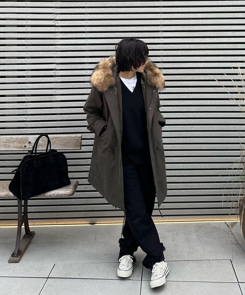 【ok.soon】モッズコート　M-51 fishtail parka　ブラック pre-order］M-51 fishtail parka | ok.soon