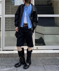 fake leather blouson