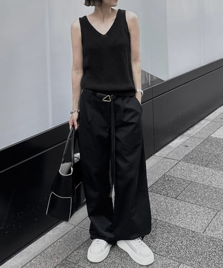 ok.soon×dickies wide chino pants (black)