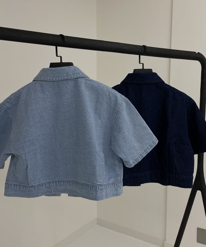 cropped denim set-up | ok.soon