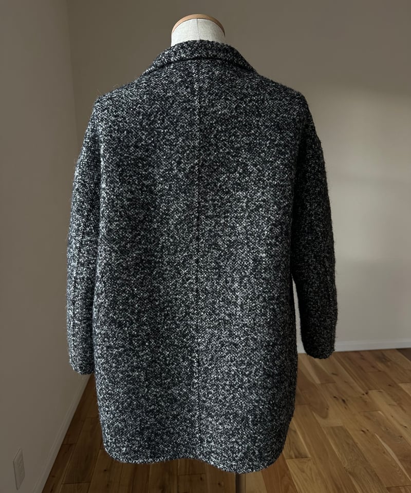pre-order］wool tweed half coat | ok.soon