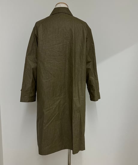 linen balmachan coat