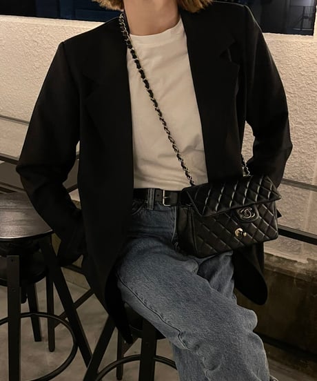 tailored jacket (black)