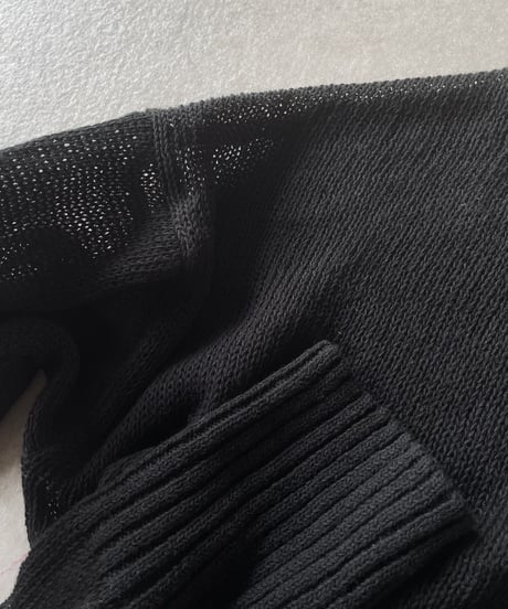 summer knit (black)