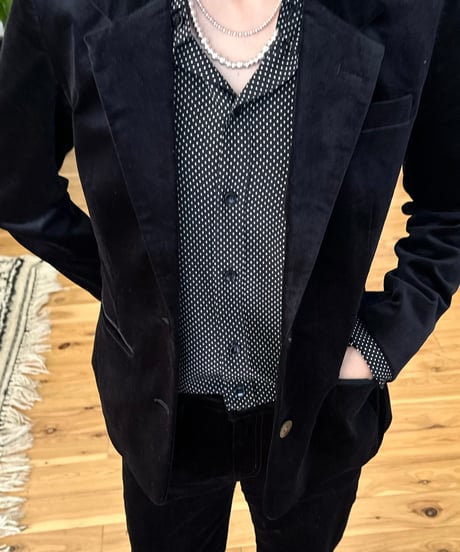 ok.soon×piccadilly velours jacket(black)