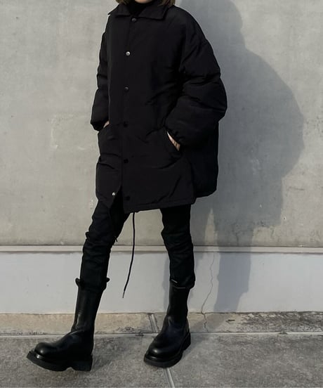 oversize coach jacket black