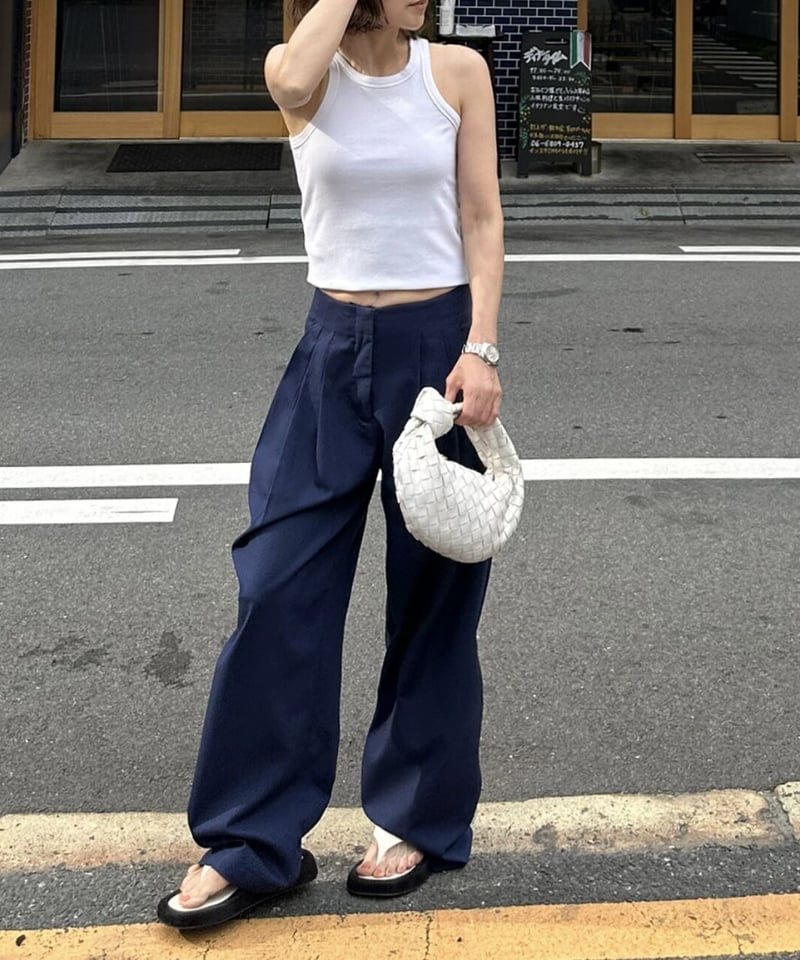 新品　ok.soon low rise cargo pants ネイビー3 low rise cargo pants | ok.soon