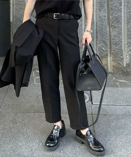 black set up suit