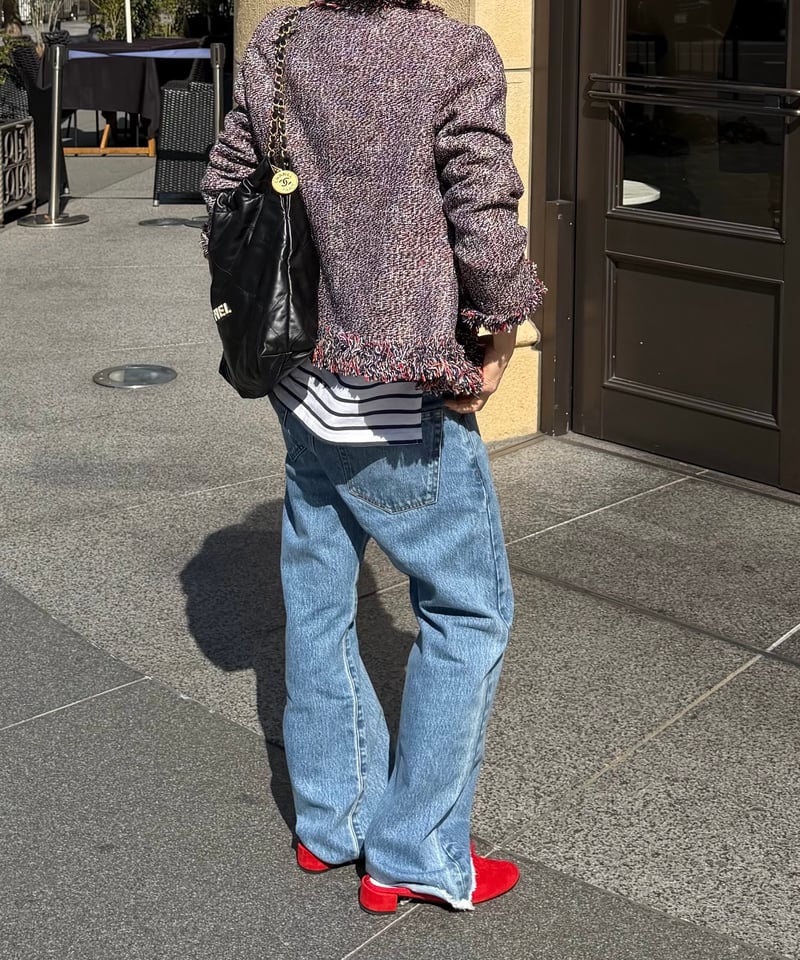 color tweed jacket | ok.soon