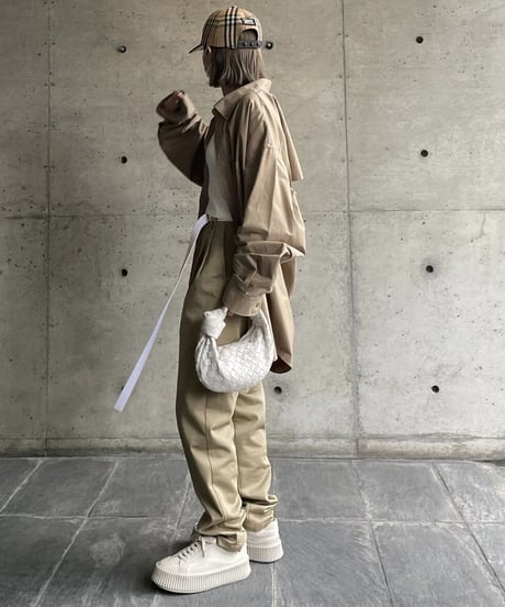 ok.soon×dickies  2tuck tapered chino pants