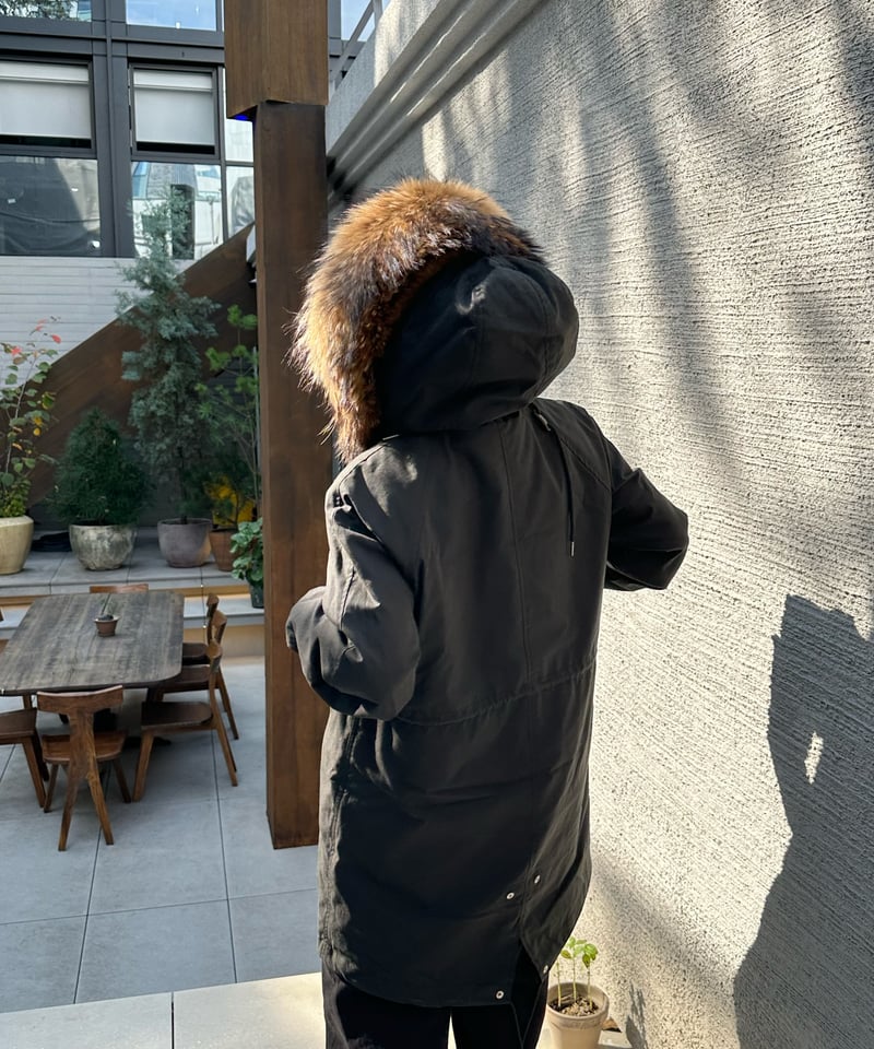 【ok.soon】モッズコート　M-51 fishtail parka　ブラック pre-order］M-51 fishtail parka | ok.soon
