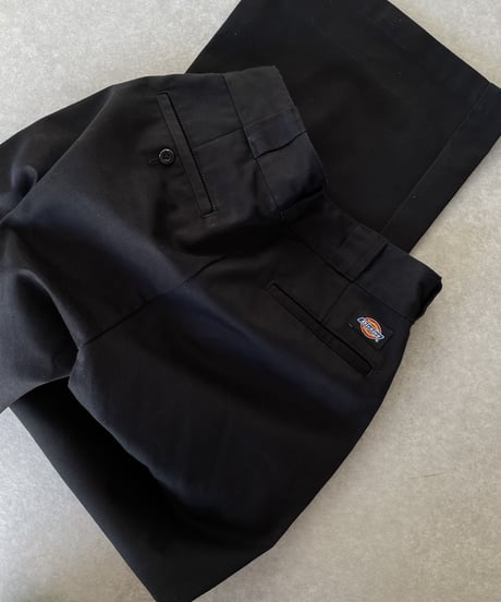 ok.soon×dickies wide chino pants (black)